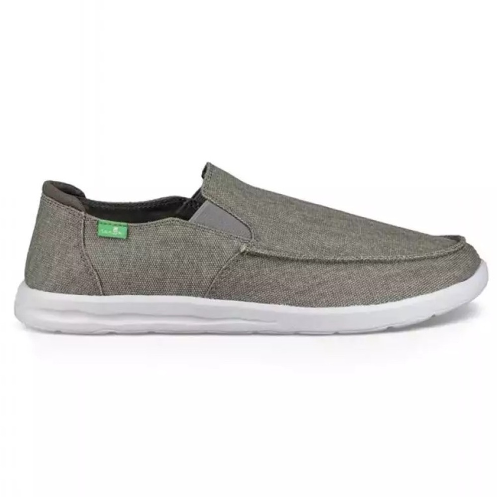 Sanuk Hi Five Canvas Slip-ons Mens Sz 12